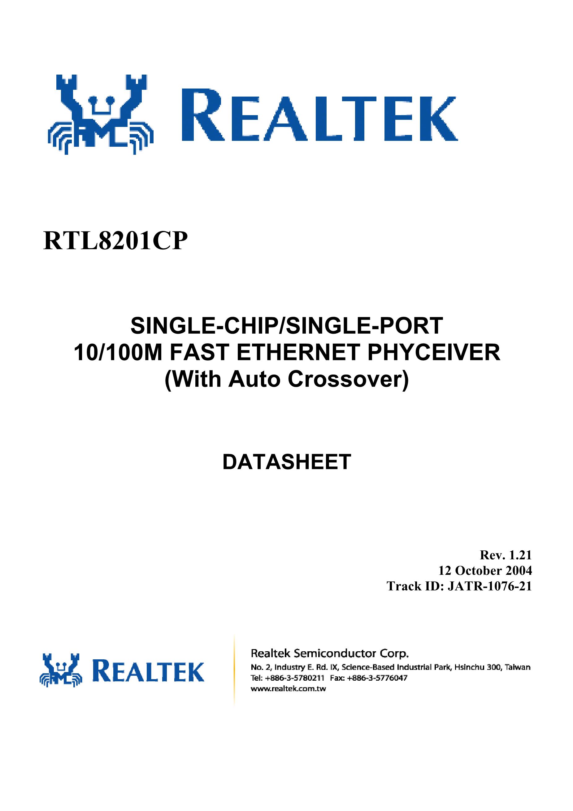 RTL8201FR-VB-CGT's pdf picture 1