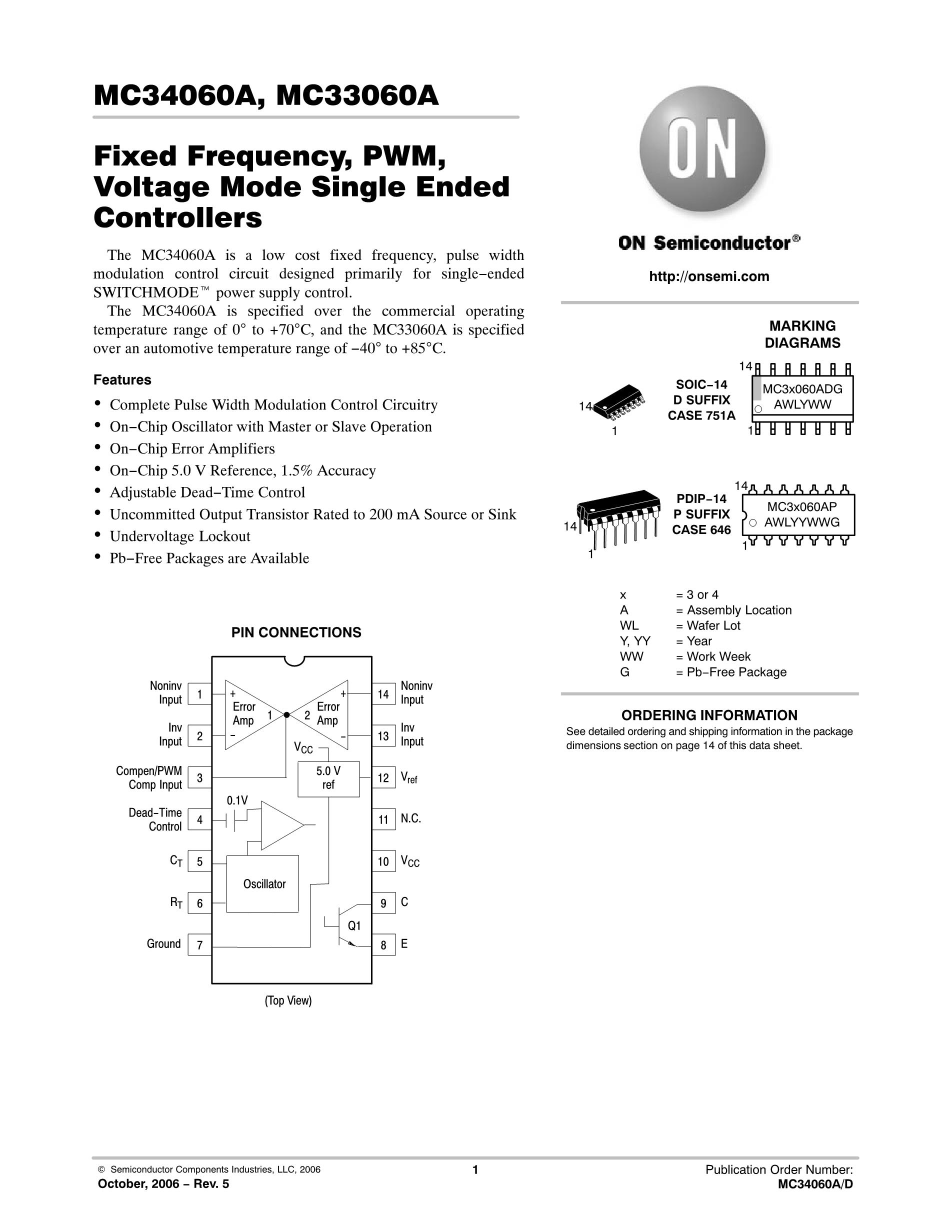 MC33064P-5G's pdf picture 1