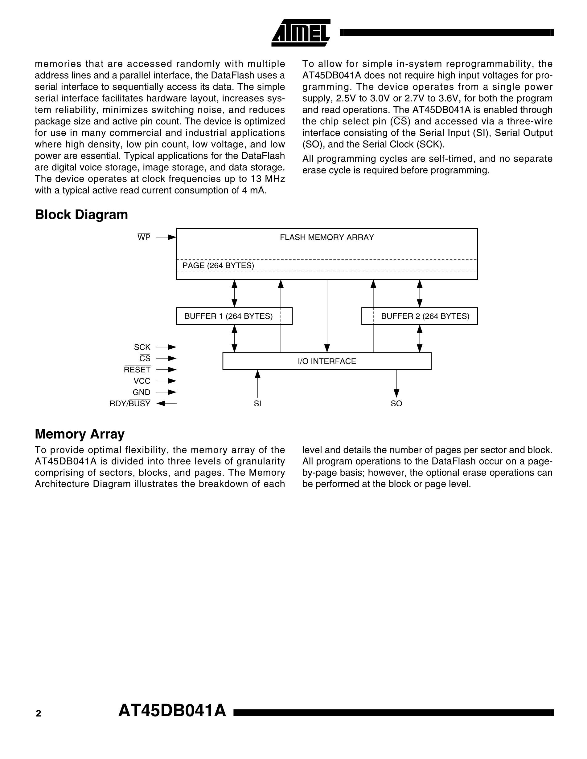 AT45DB321D's pdf picture 2