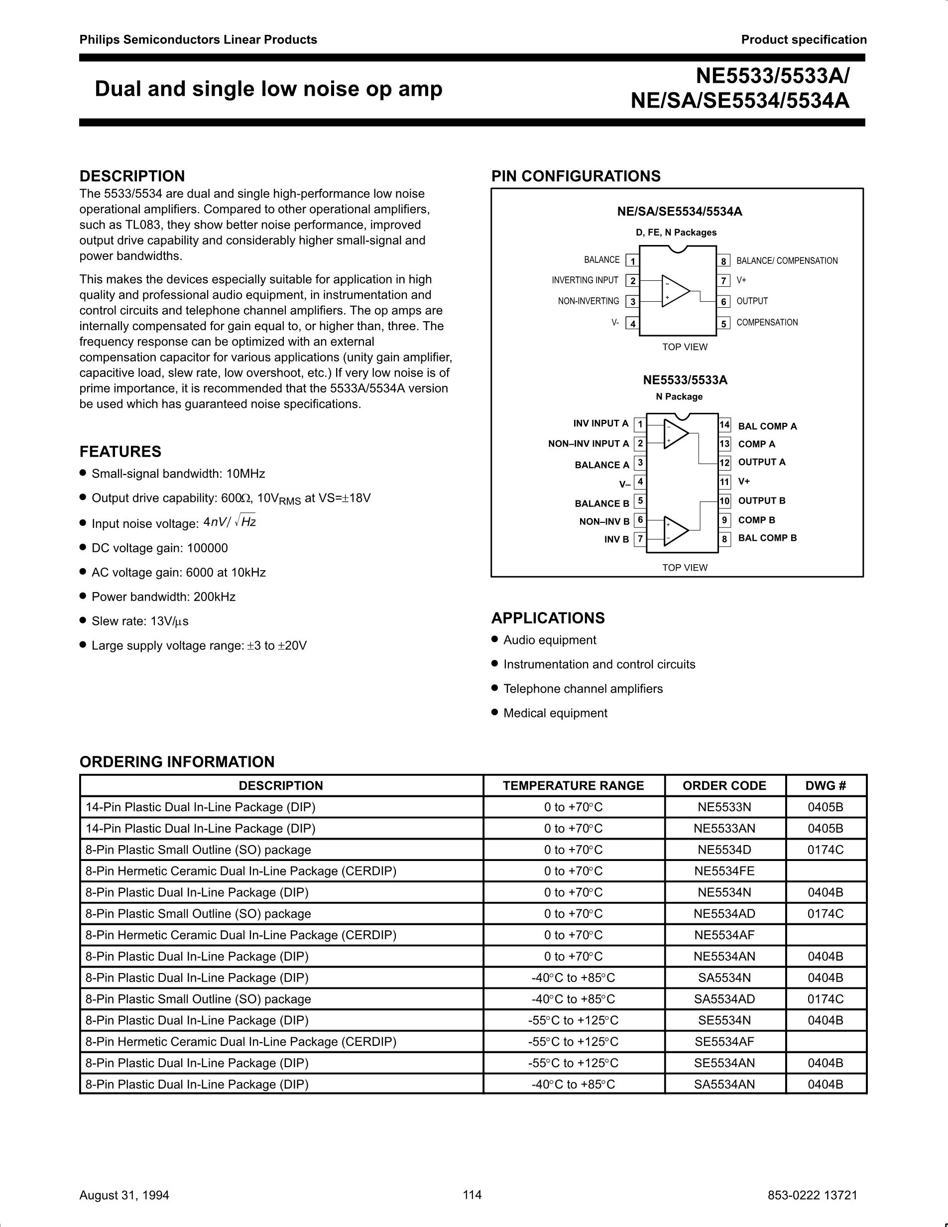 NE5534P's pdf picture 1