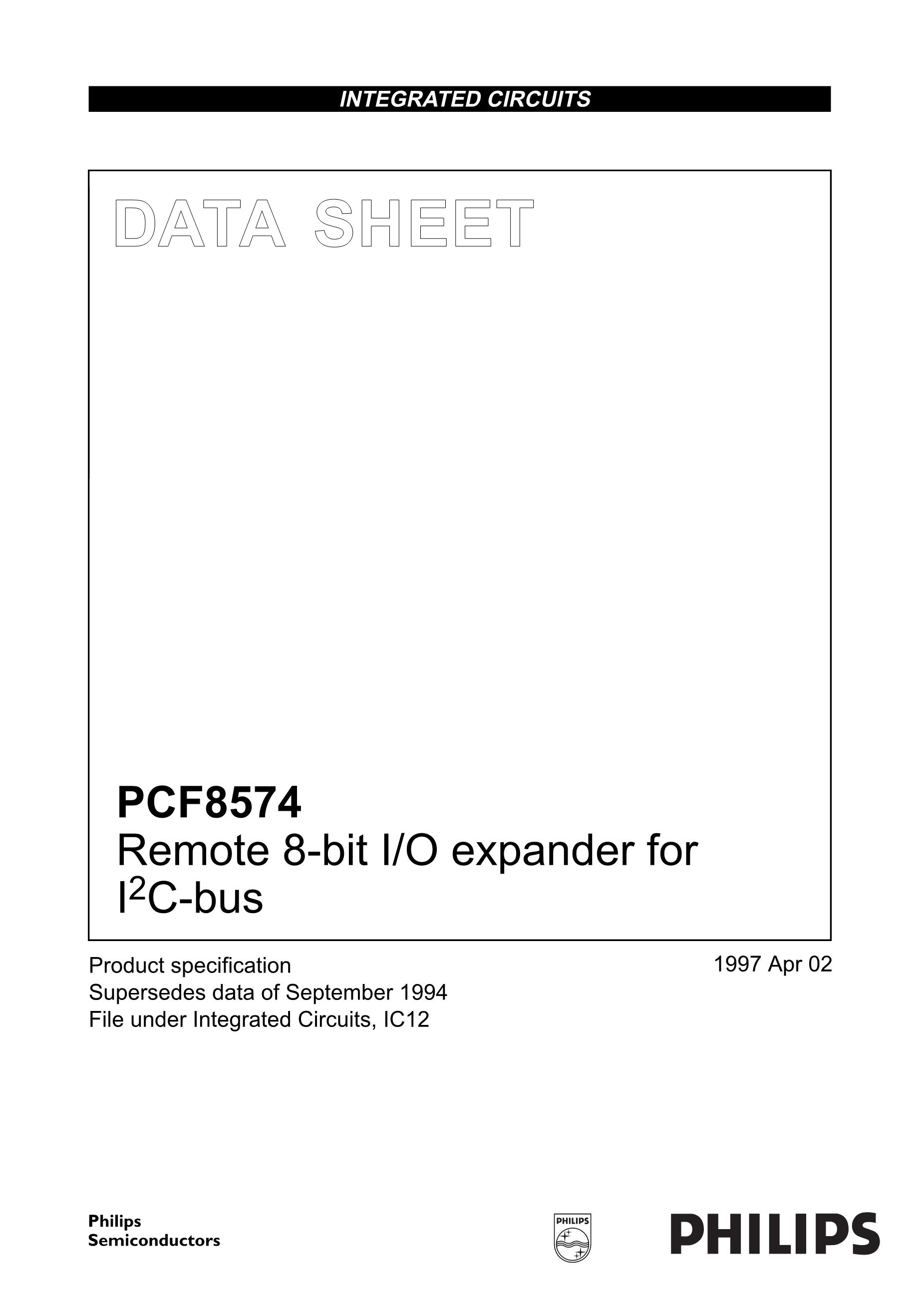 PCF8574AT/3,518's pdf picture 1
