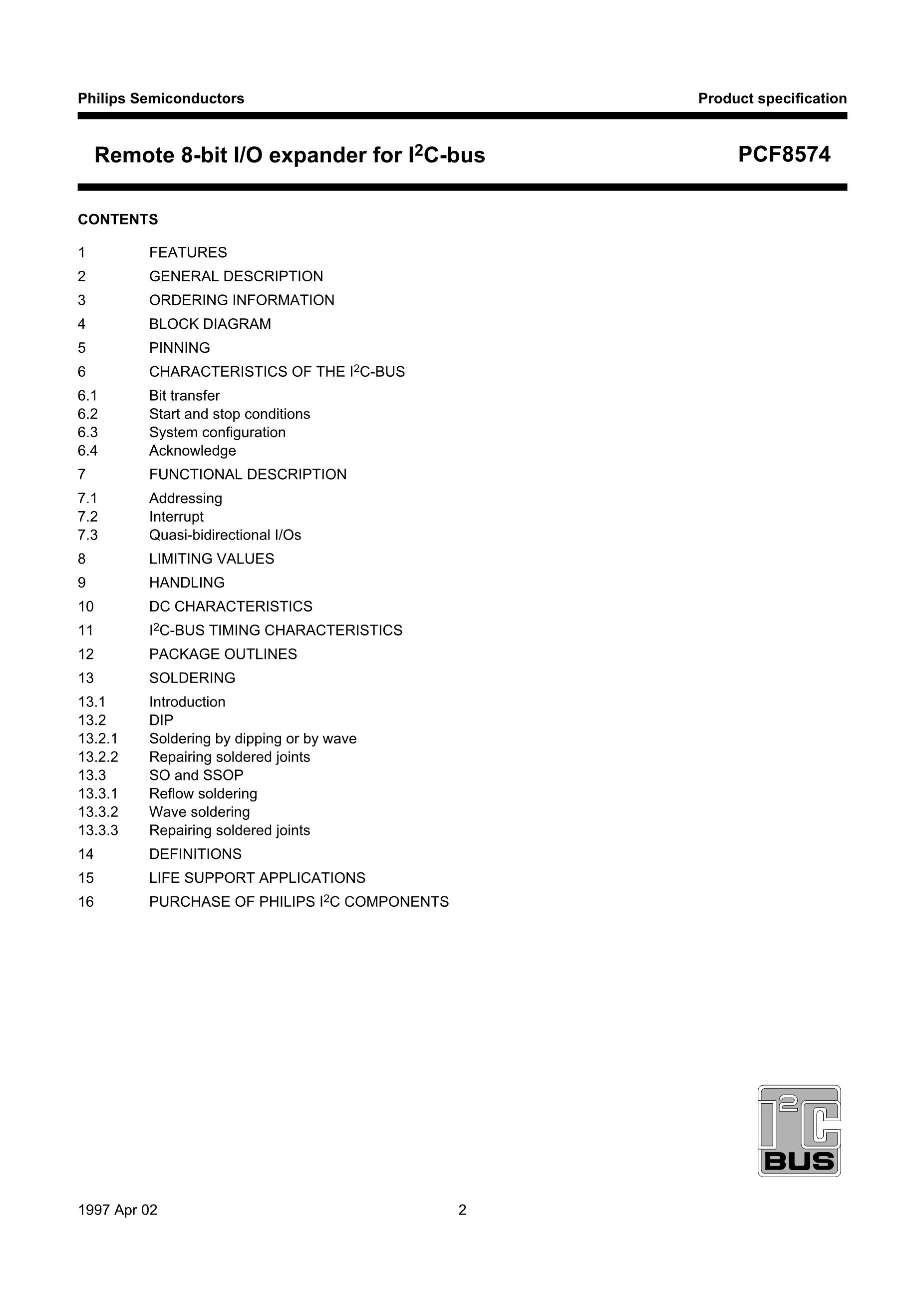 PCF8574AT/3,518's pdf picture 2