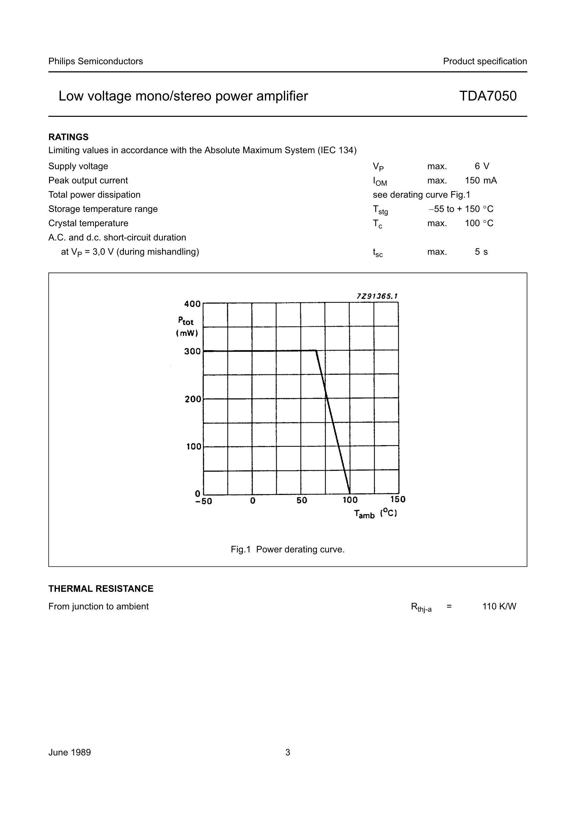 TDA7052A/N2,112's pdf picture 3