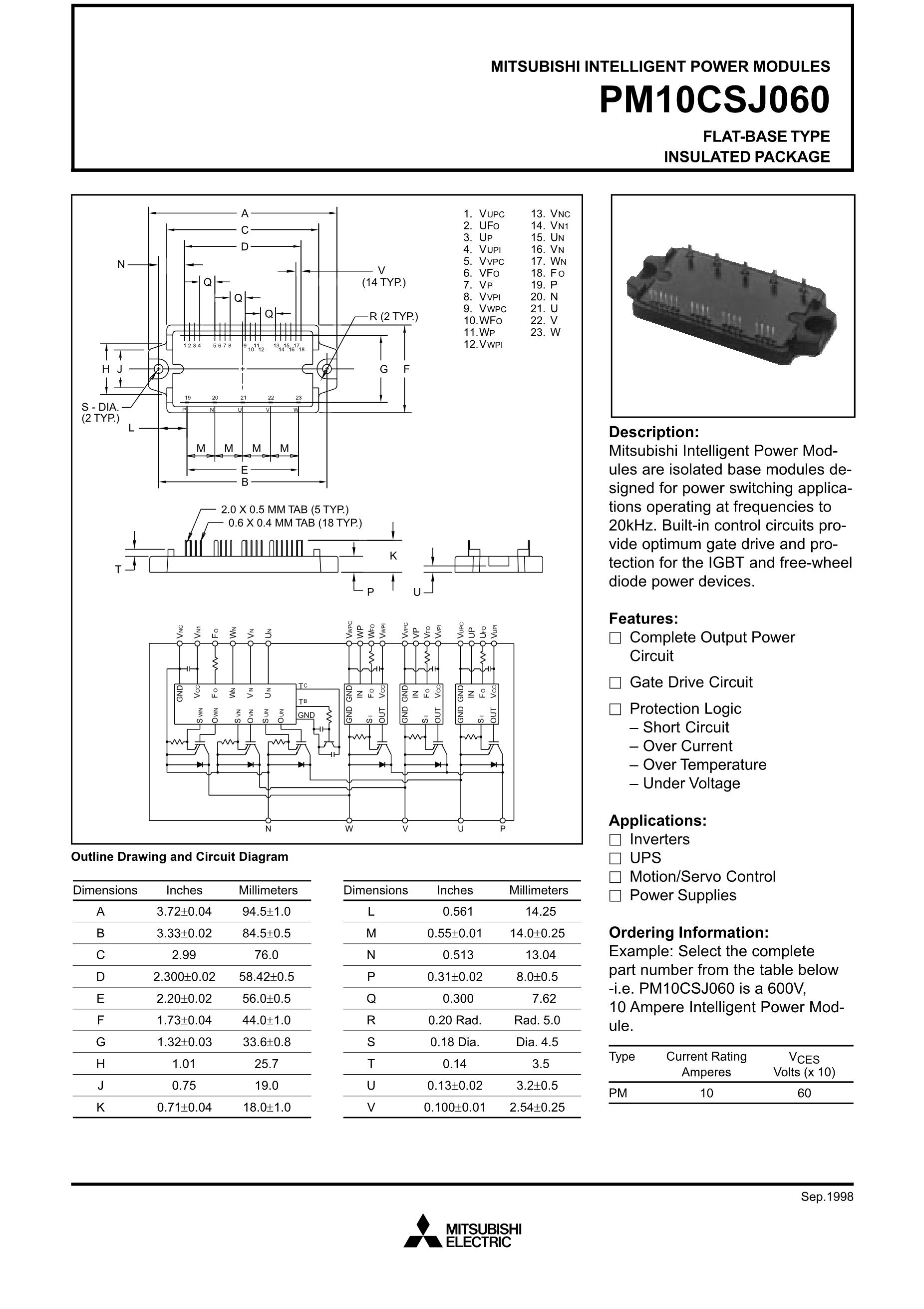 PM15RSH120's pdf picture 1