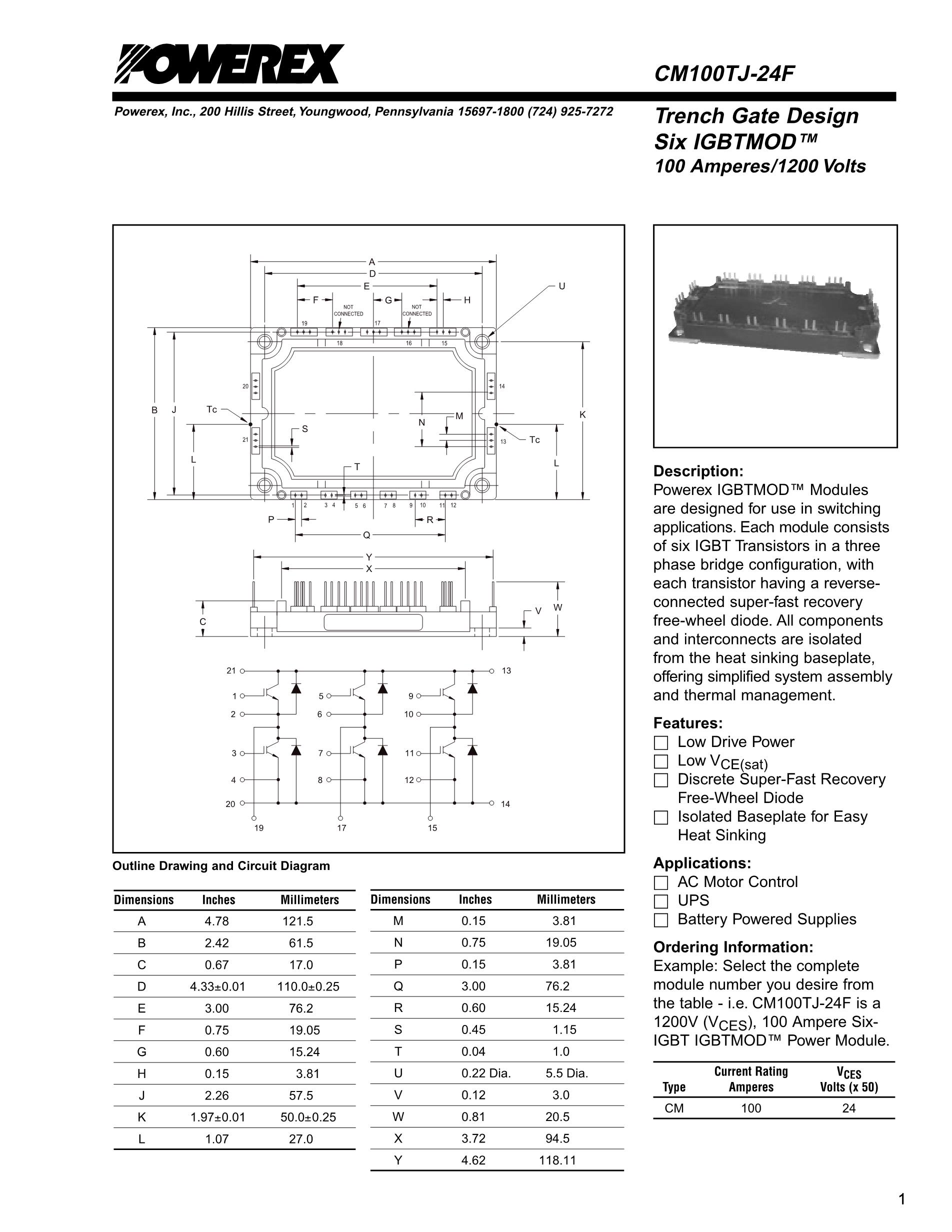 CM100TJA-24FA's pdf picture 1