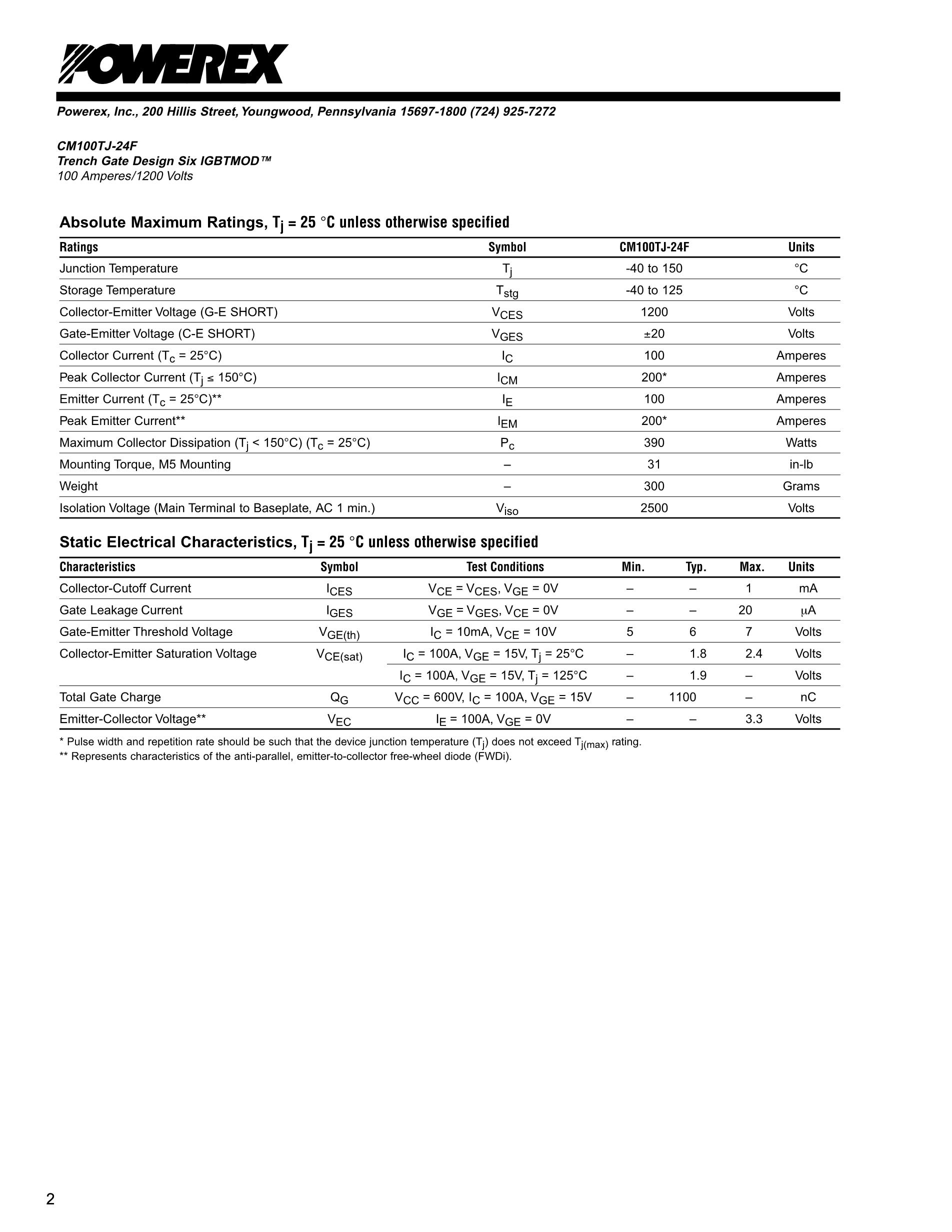 CM100TJA-24FA's pdf picture 2