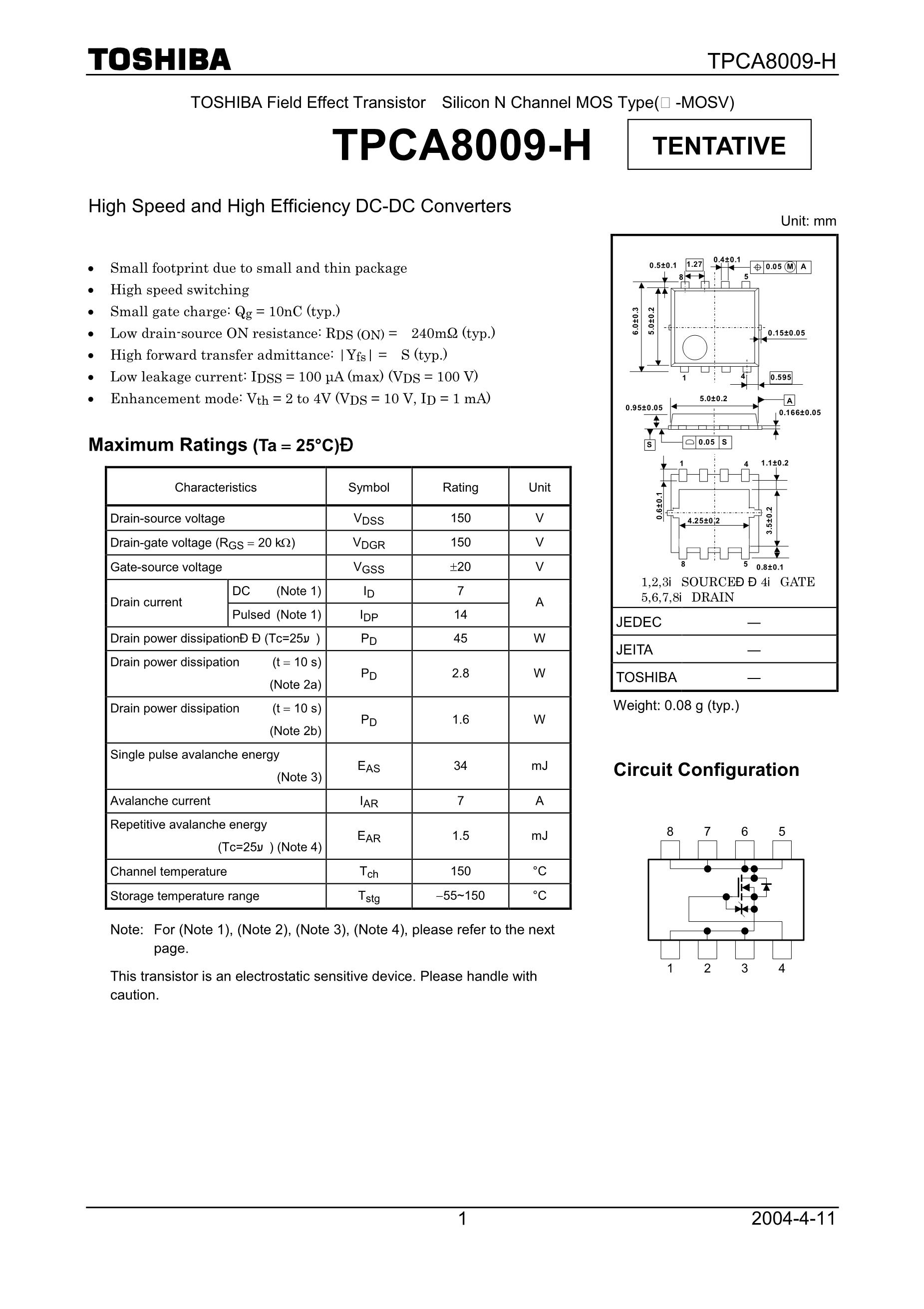TPCA8019-H's pdf picture 1