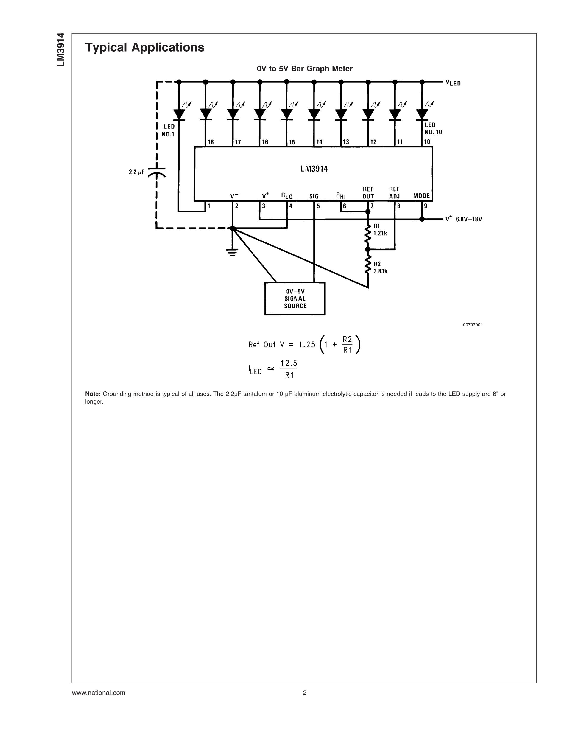 LM3914N-1/NOPB's pdf picture 2
