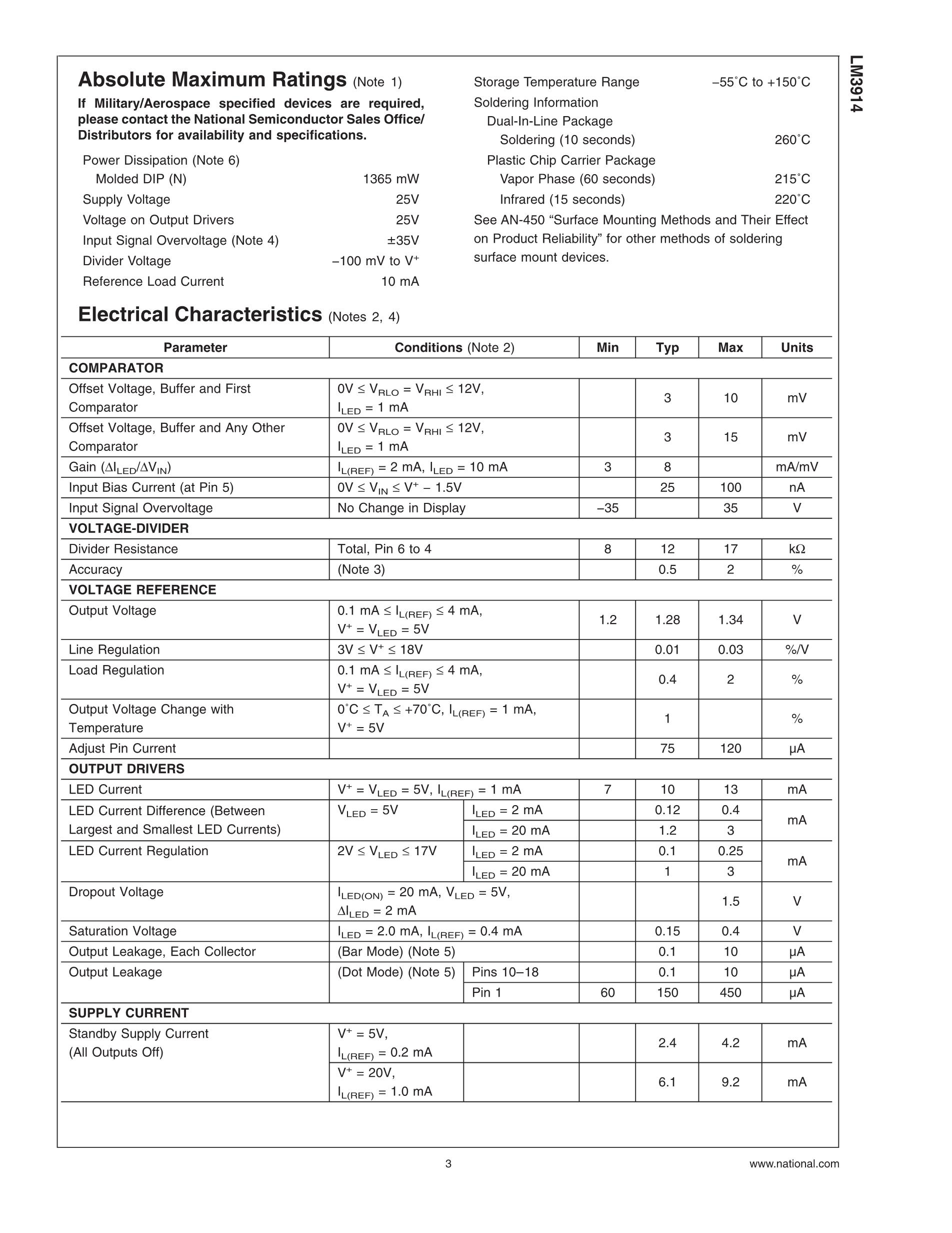 LM3914N-1/NOPB's pdf picture 3