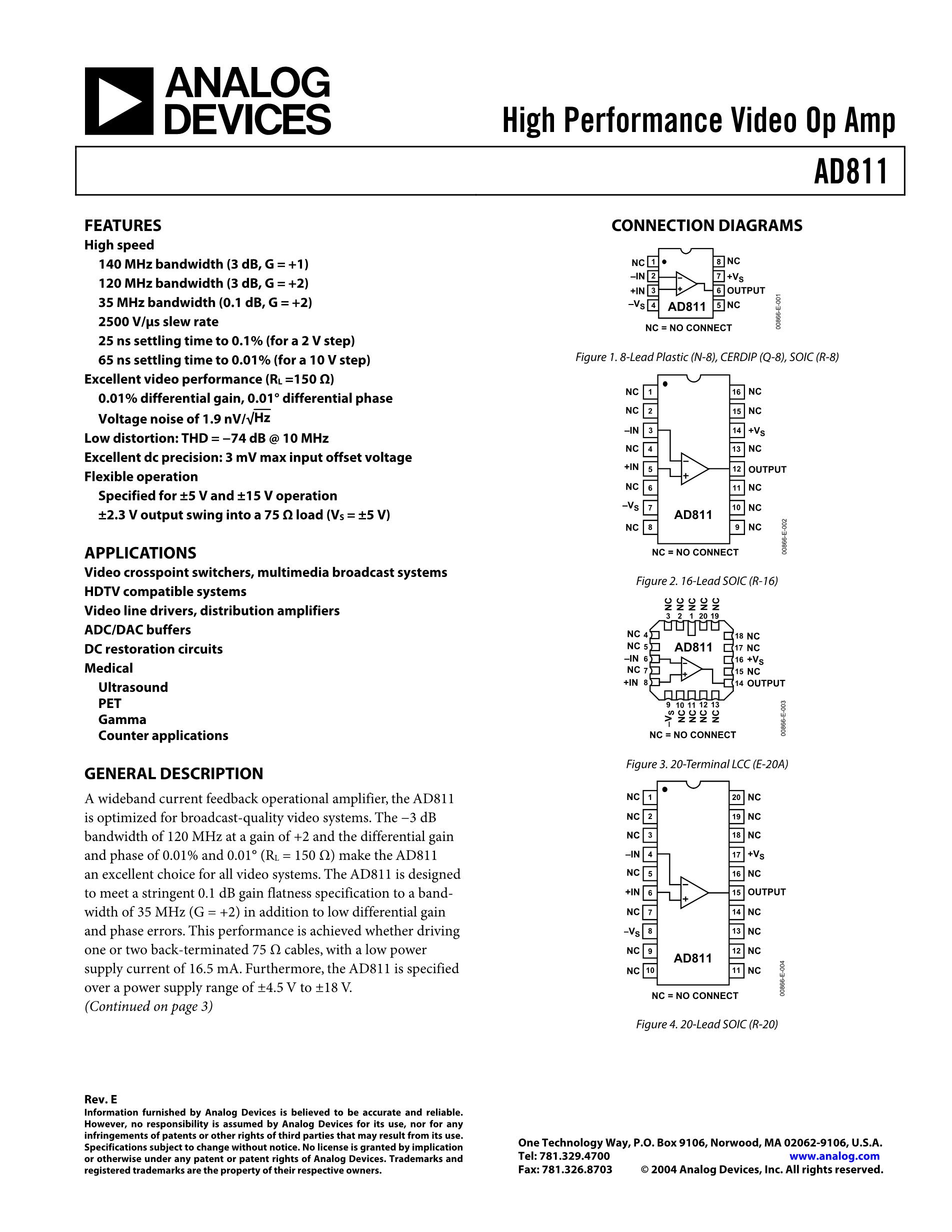 AD811AR-16's pdf picture 1
