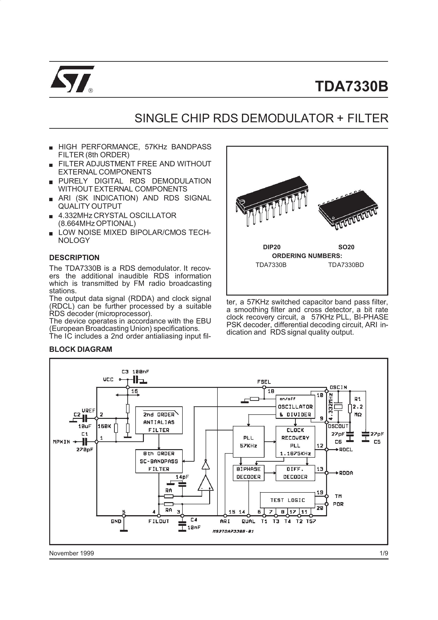 TDA7333013TR's pdf picture 1