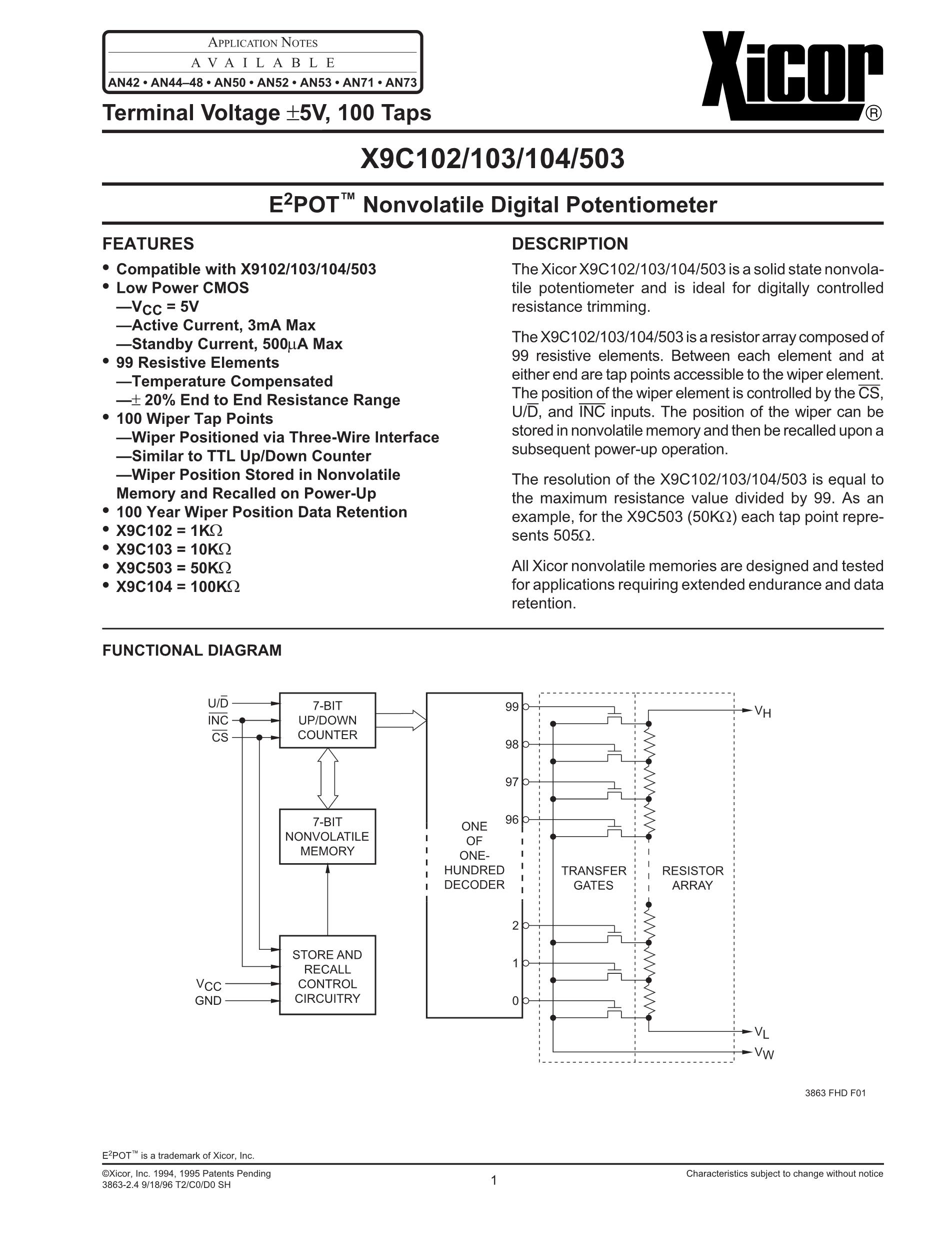 X9C503SIZ's pdf picture 1