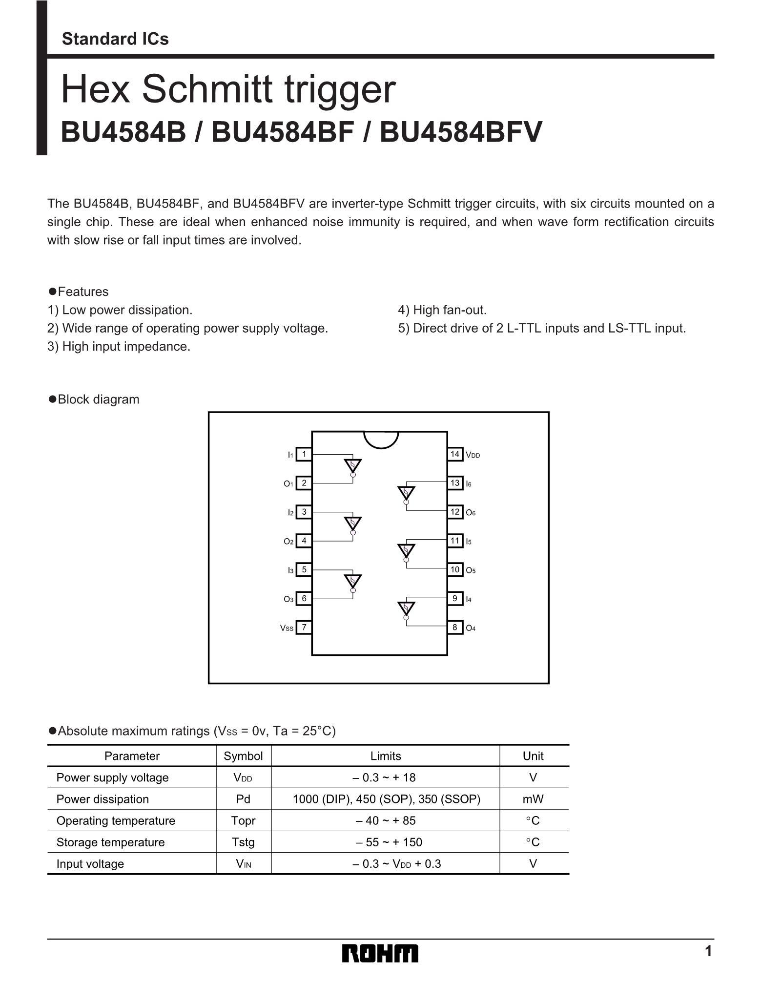 BU4584B's pdf picture 1