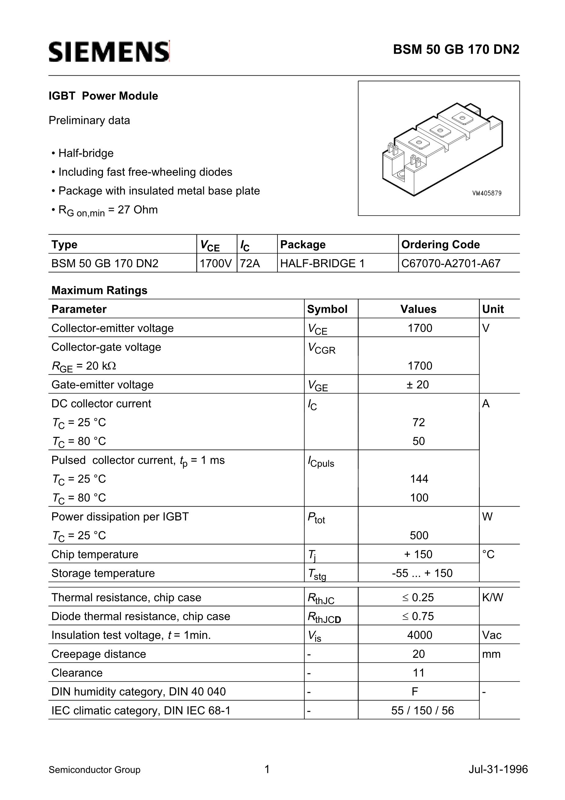 BSM50GX120DN2's pdf picture 1