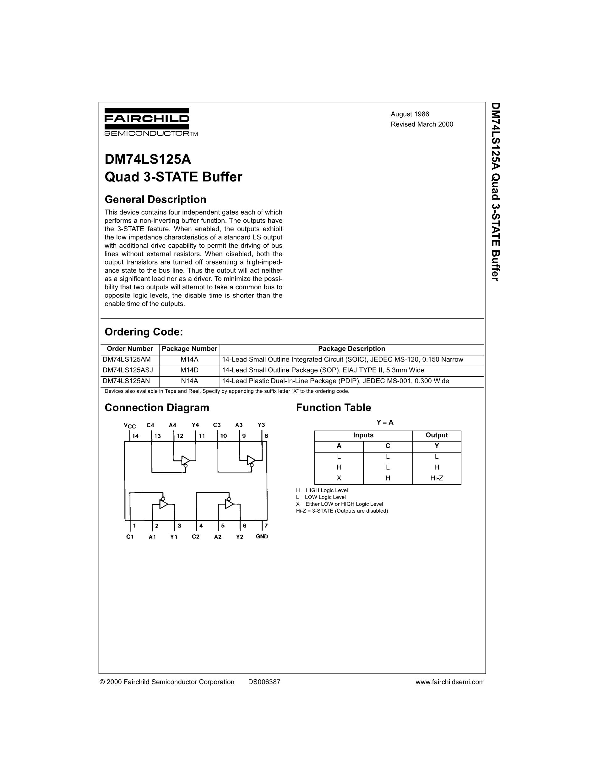 DM74LS259N's pdf picture 1