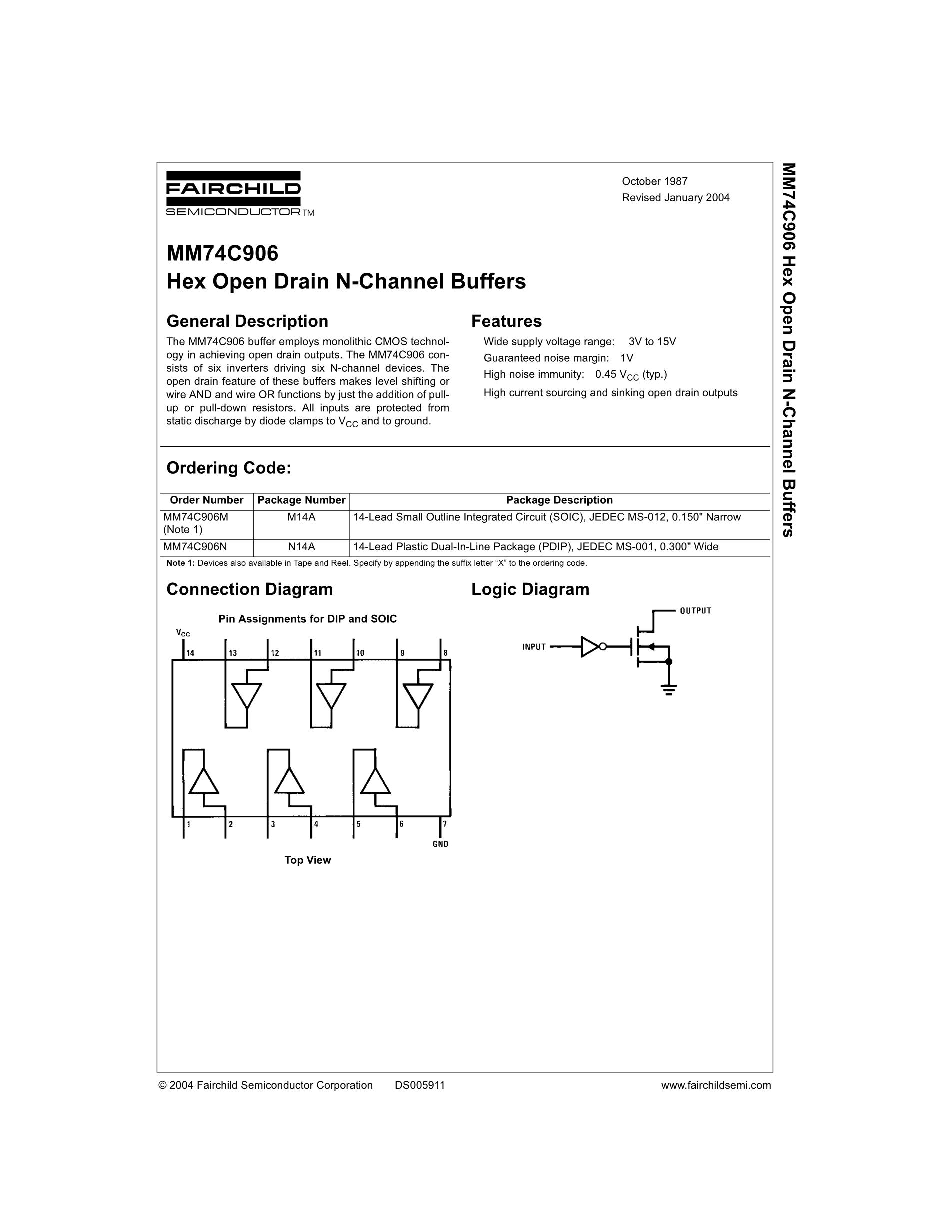 MM74C912N's pdf picture 1
