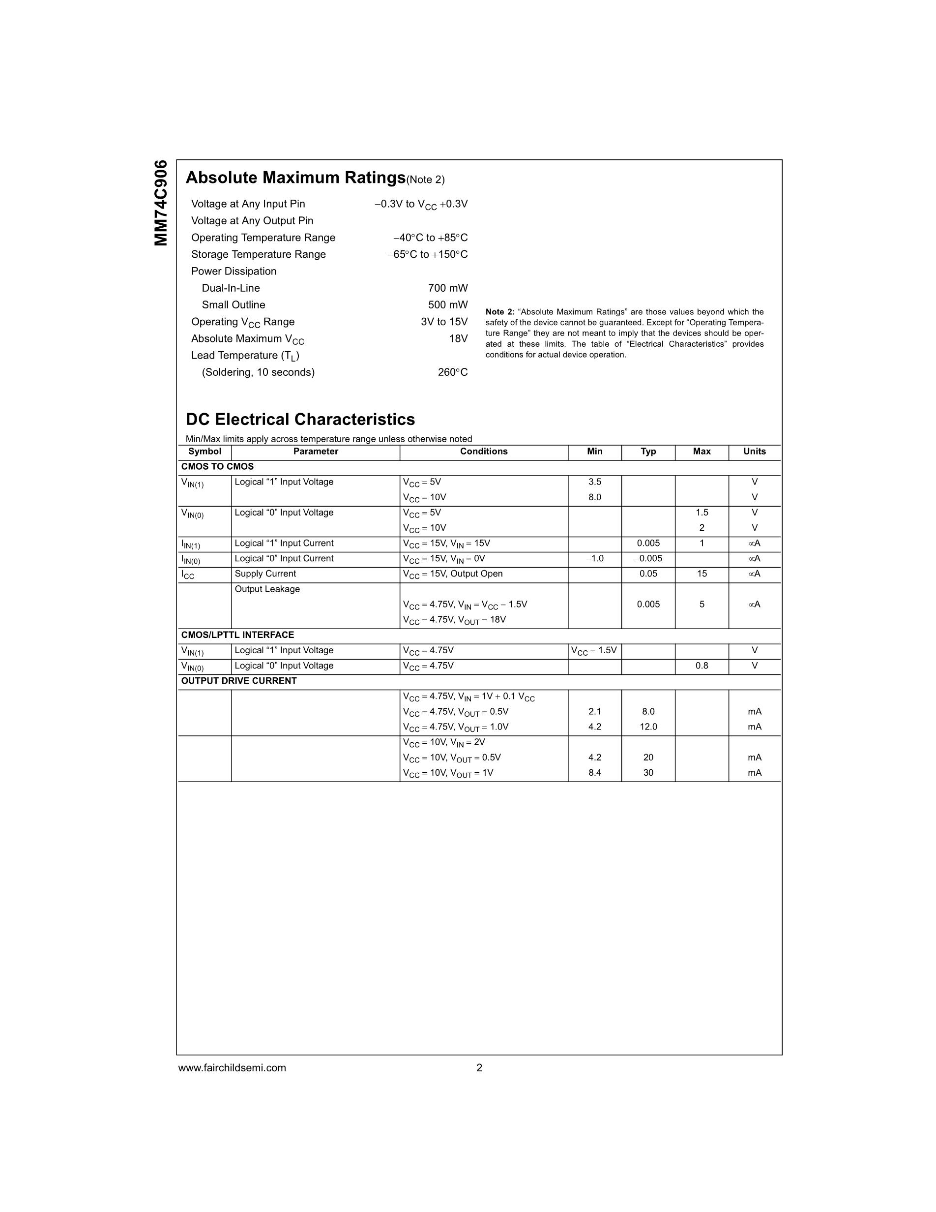 MM74C912N's pdf picture 2