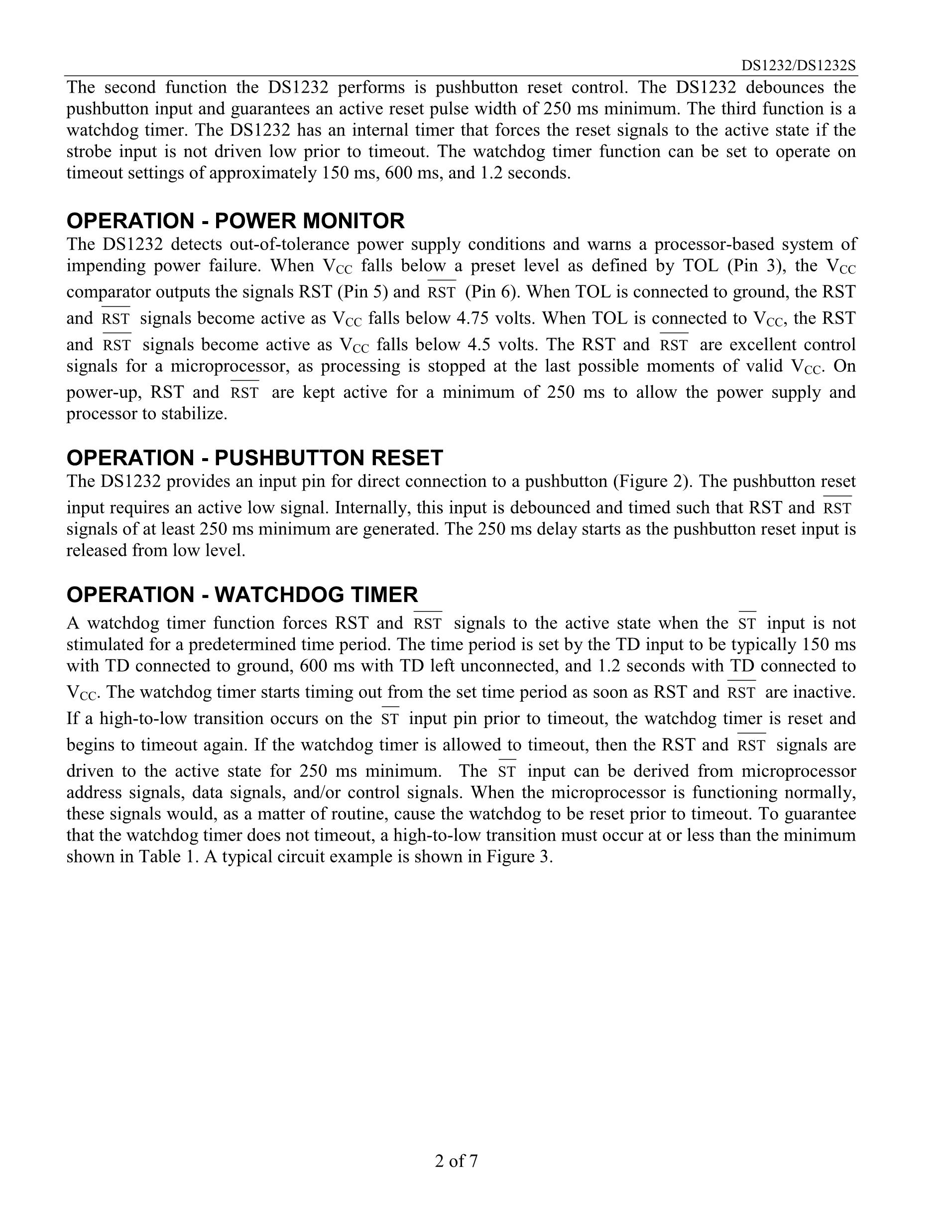 DS1232LPSN's pdf picture 2
