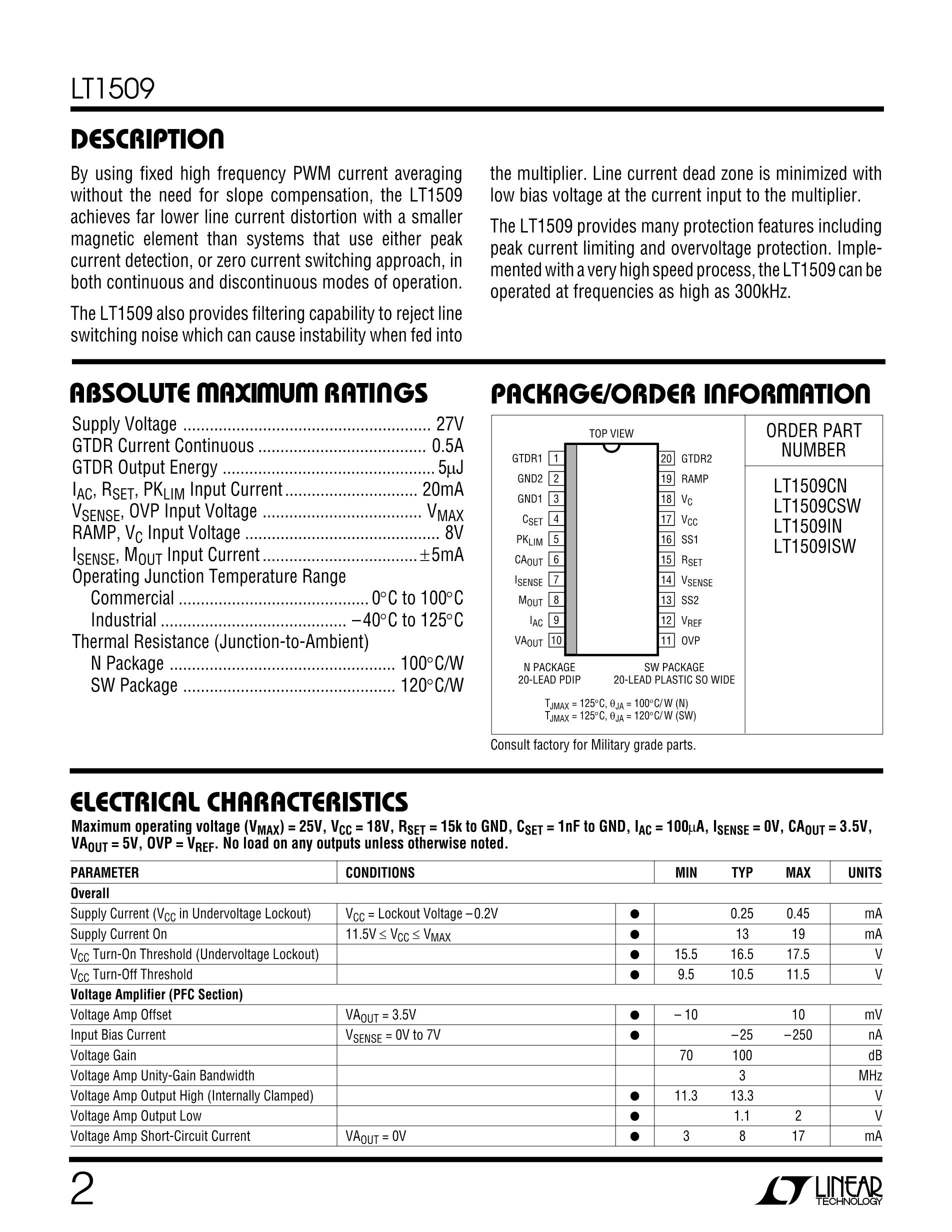 LT1509CN#PBF's pdf picture 2
