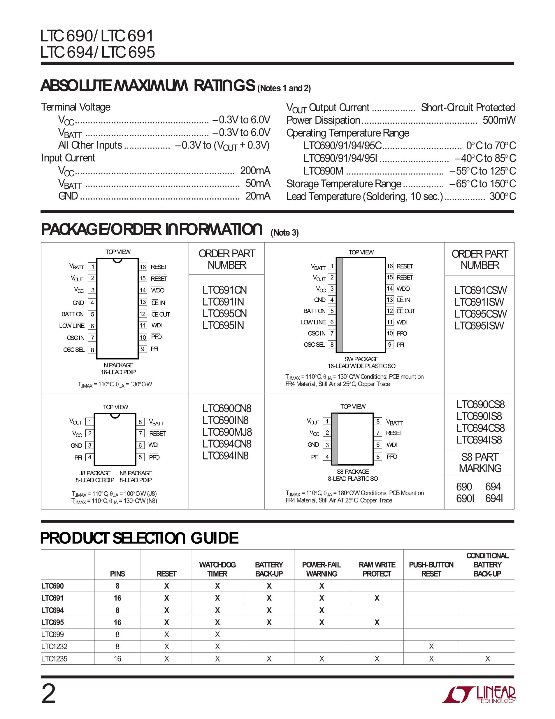 LTC691IN#PBF's pdf picture 2