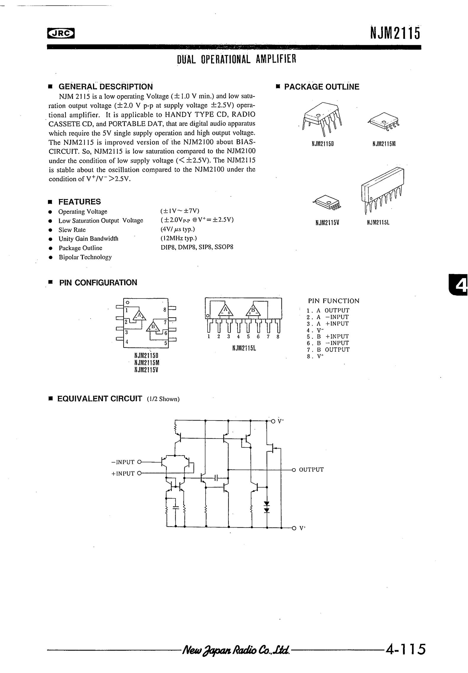 NJM2114M-TE2's pdf picture 1