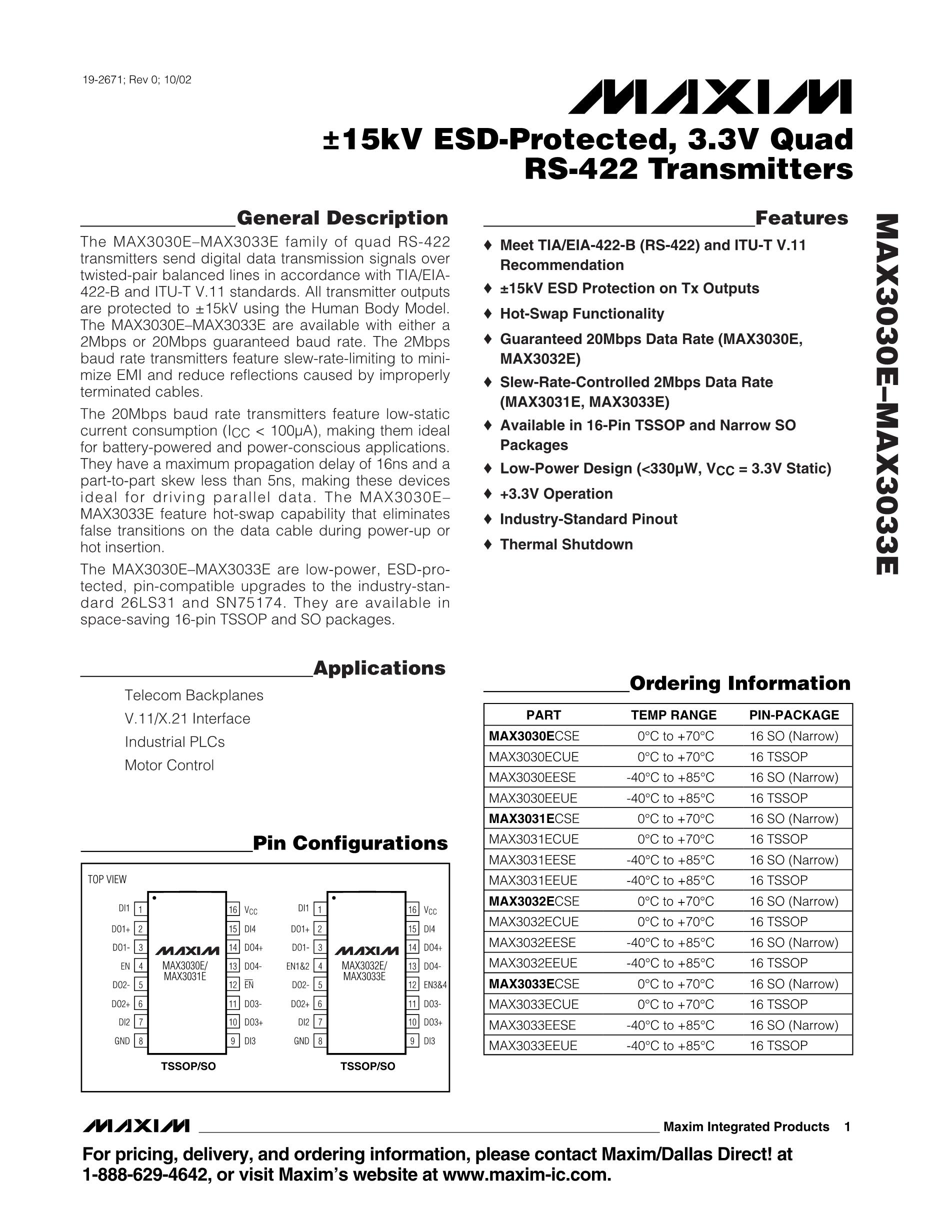 MAX303CSE's pdf picture 1
