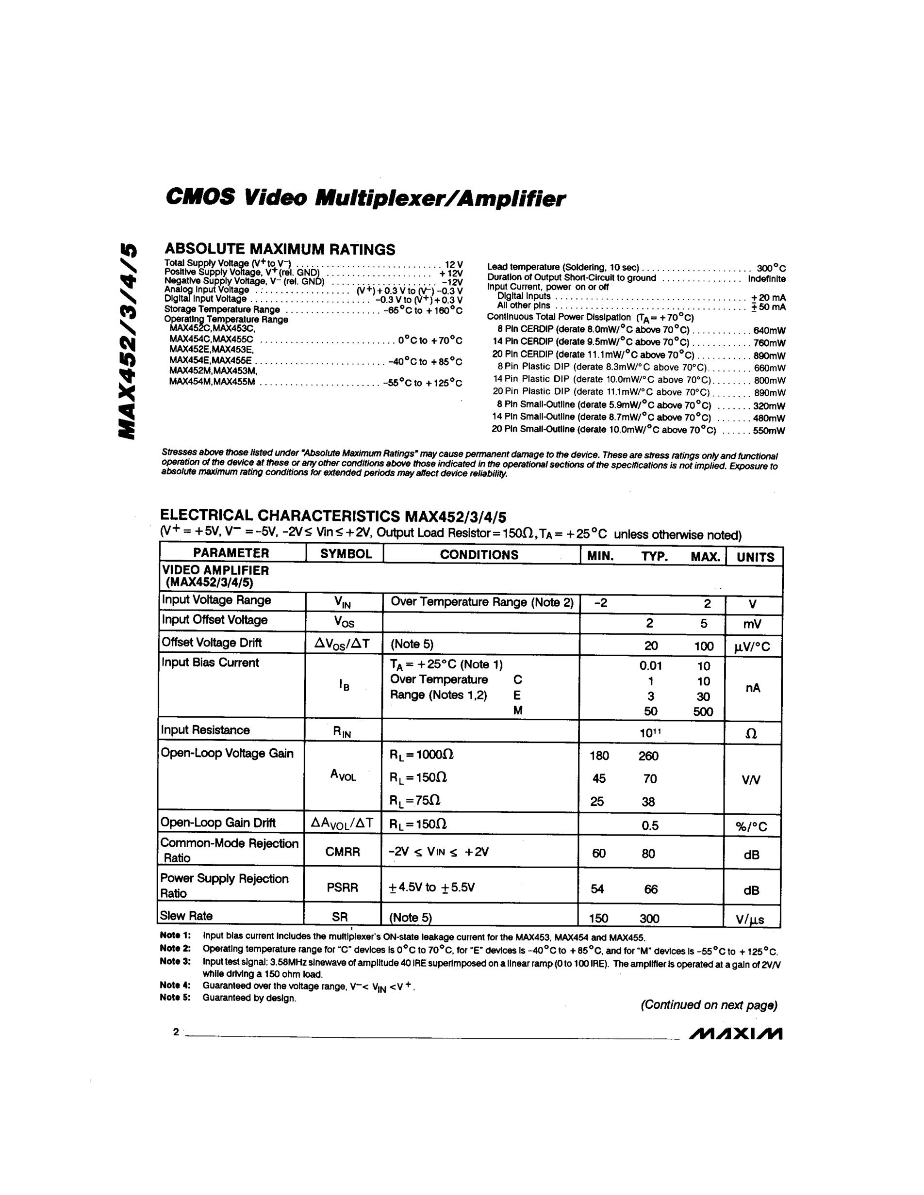 MAX4521ESE+'s pdf picture 2