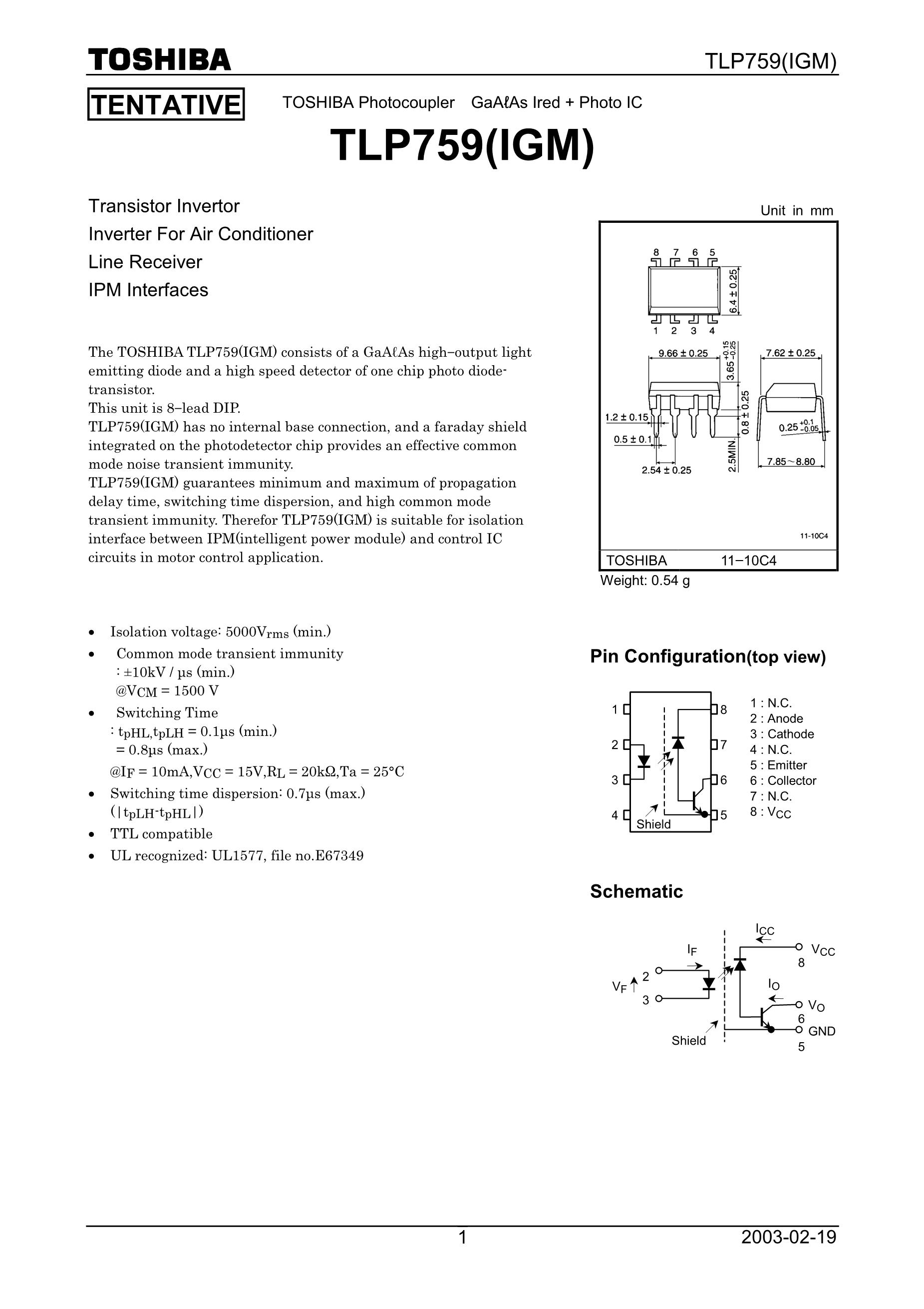 TLP759IM's pdf picture 1
