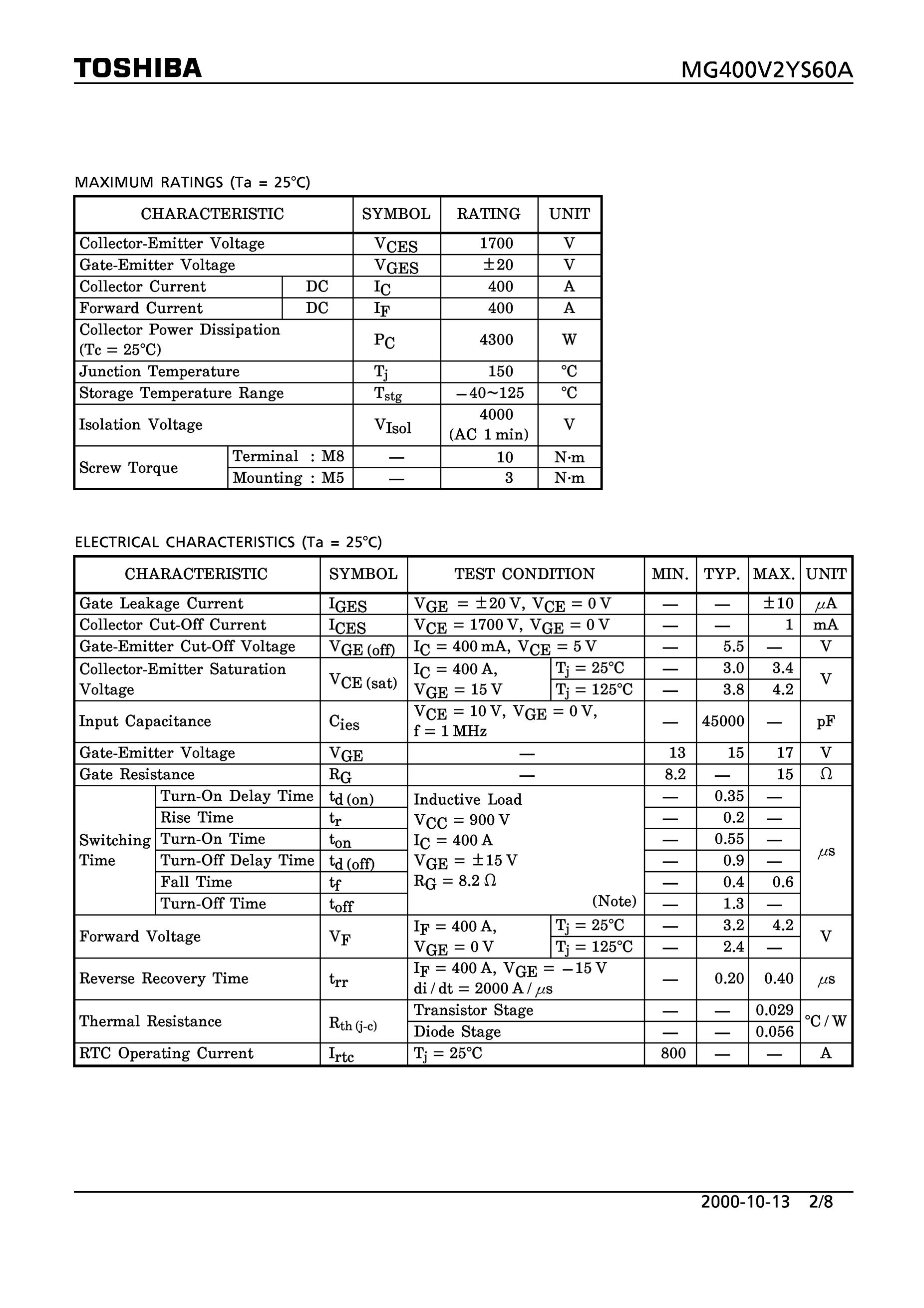 MG400V2YS60A's pdf picture 2