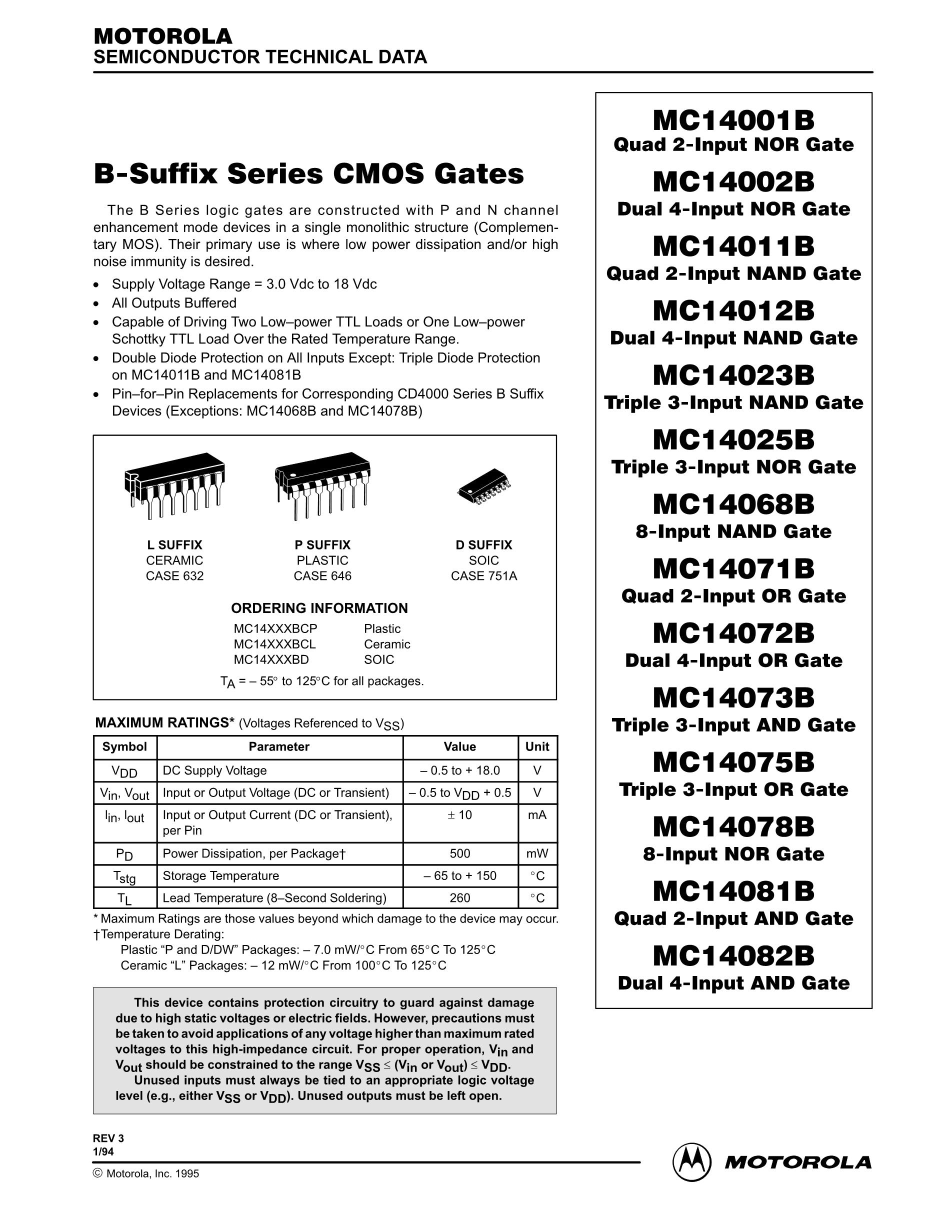 MC14077BCP's pdf picture 1