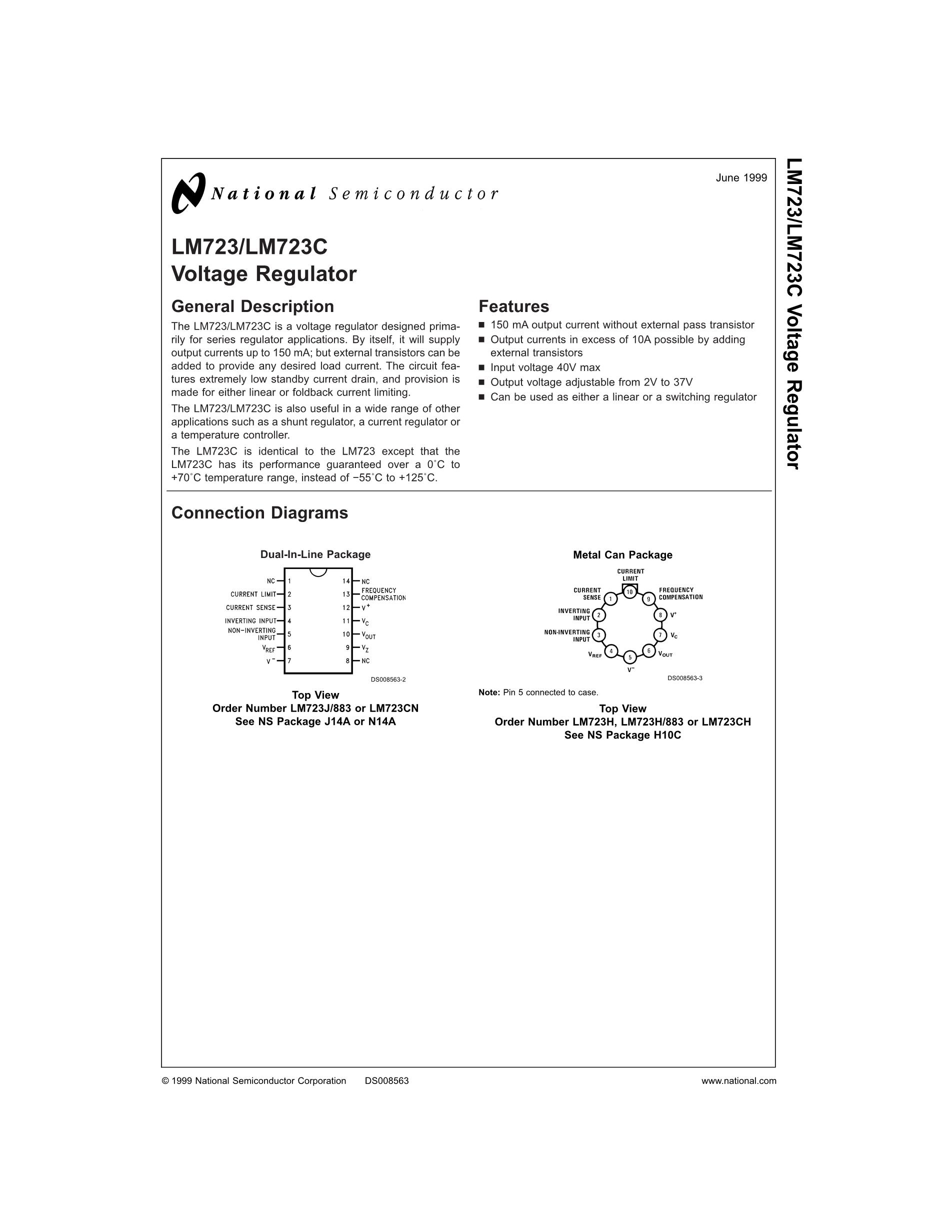 LM723CH's pdf picture 1