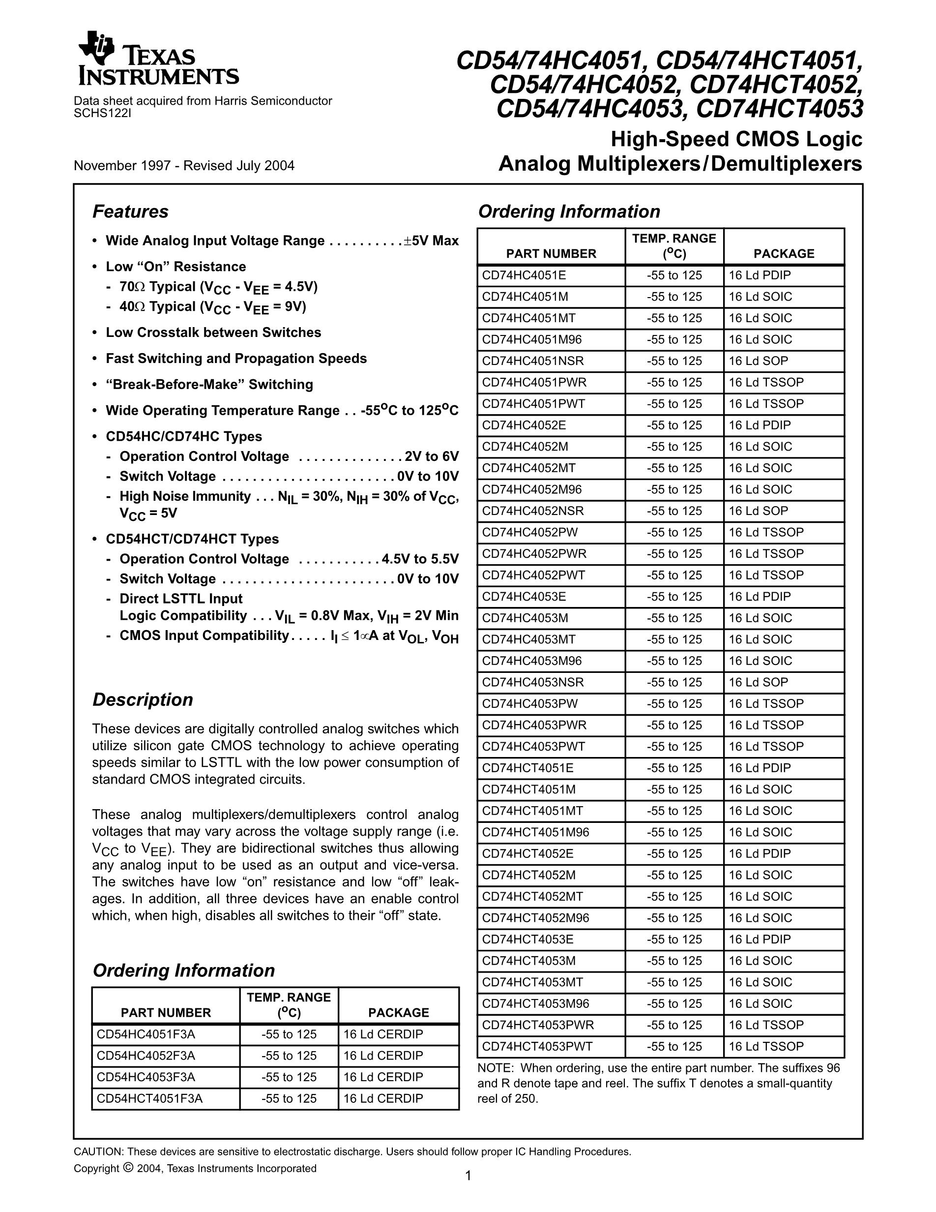 74HCT4538D,118's pdf picture 1
