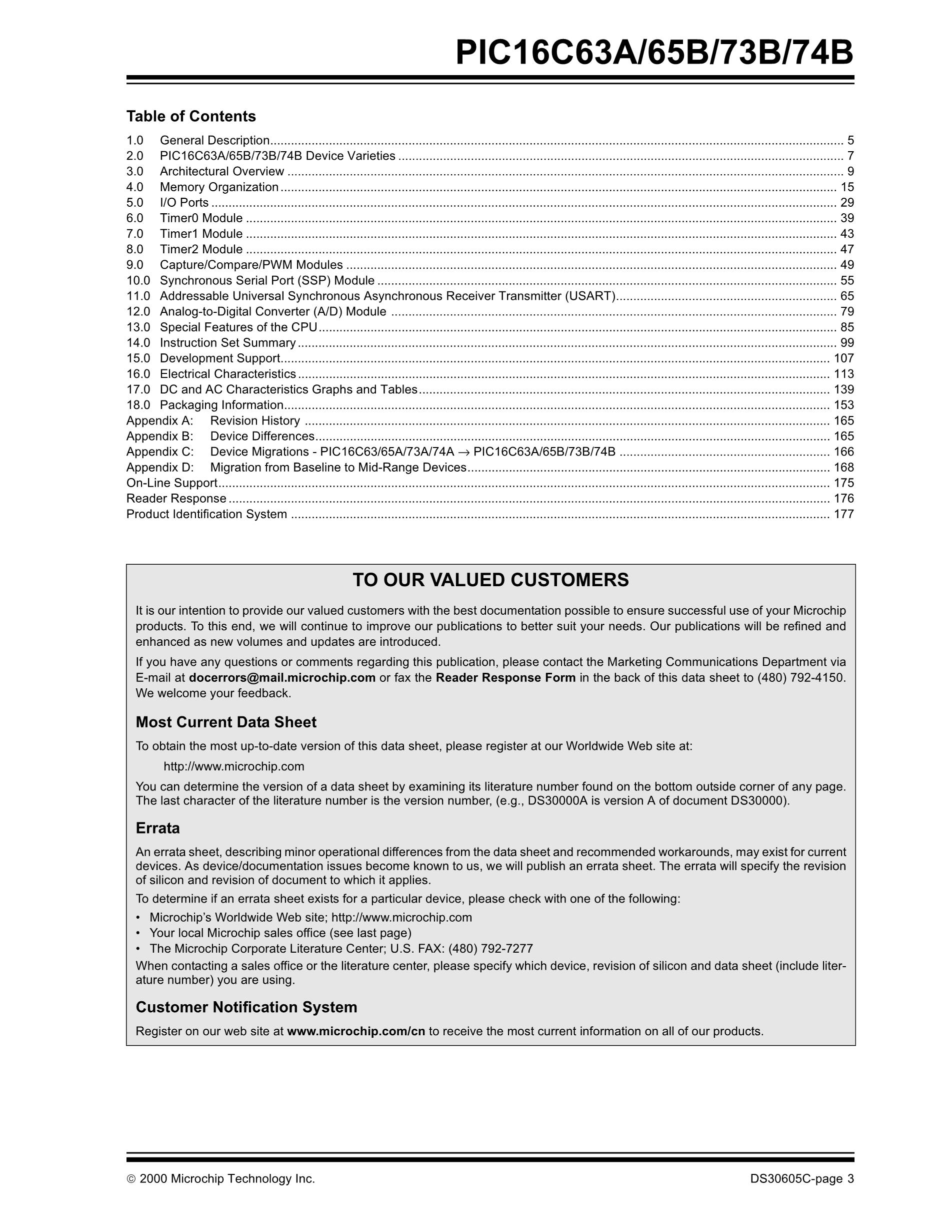 PIC16C73A/JW's pdf picture 3